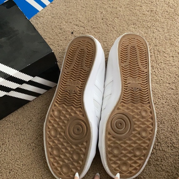 Adidas white sneakers